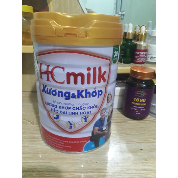 SỮA DÀNH CHO NGƯỜI XƯƠNG KHỚP, TIỂU ĐƯỜNG HCMILK LON 900G, giúp xương chắc khỏe, khớp linh hoạt