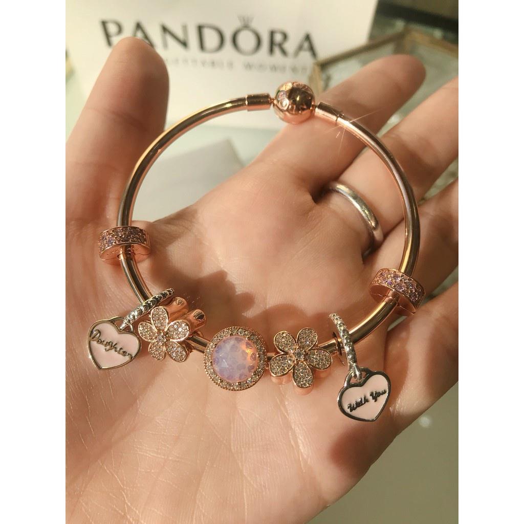 PANDORA _✿Vòng Tay Mạ Bạc 925 Mặt Hình Khinh Khí Cầu Thời Trang Cho Cặp Đôi s925 As