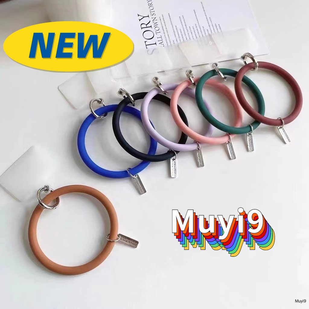 Ốp Điện Thoại Silicon Chống Mất Phối Dây Đeo Tay Đơn Giản Thời Trang Sáng Tạo Tiện Lợi Cho Apple Phone SAMSUNG Phone Xiaomi Phone HUAWEI Phone LG