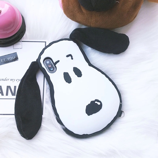 Ốp lưng chó Snoopy 3D