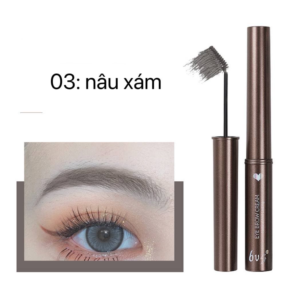 Mascara lông mày BUG nghiêng 45 độ chống thấm nước lâu trôi ZUZU