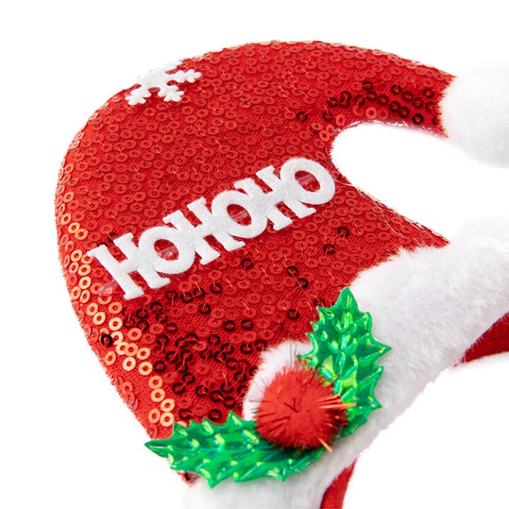 Cài Tóc ARTBOX Hàn Quốc X-MAS Hình Mũ Ông Già Noel Đính Kim Sa Lấp Lánh