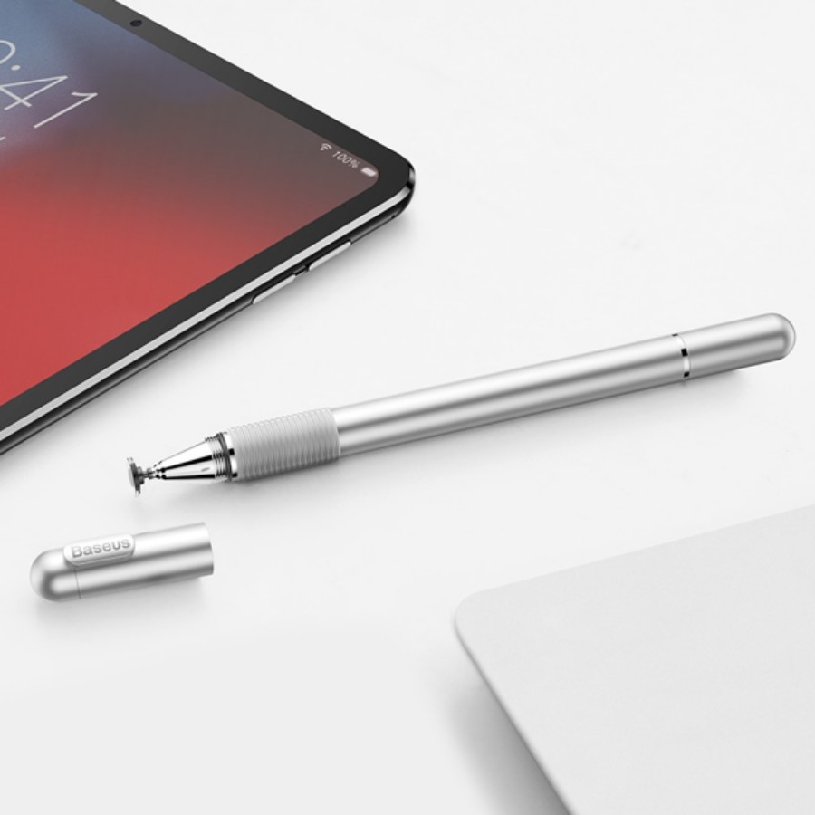 [Chính hãng-Sẵn] Bút cảm ứng điện dung 2 trong 1 Baseus Golden cho Smartphone / Tablet/ iPad - New 100%