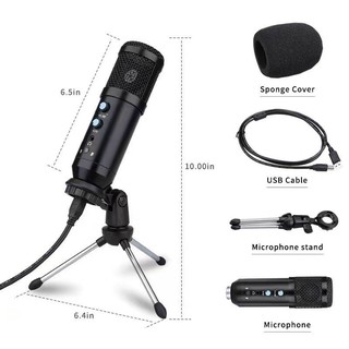 Micro thu âm cổng USB dùng cho thu âm chuyên nghiệp karaoke