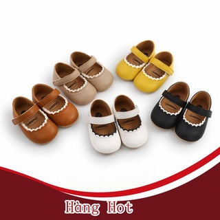 [Hàng Hot ] Giày Sandal Đế Mềm Chống Trượt Màu Trơn Thời Trang Cho Bé 0-18 Tháng Tuổi