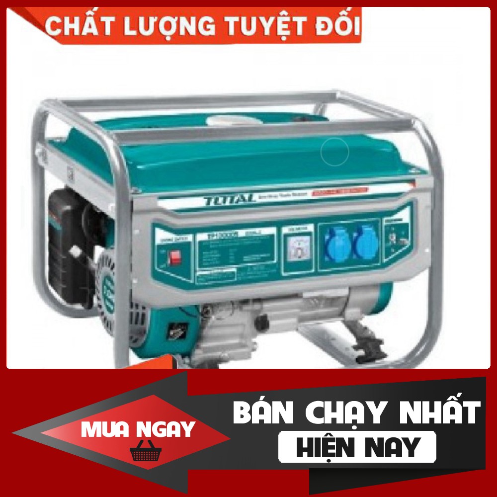 3kW Máy phát điện chạy xăng Total TP130005-1 [bảo hành chính hãng]