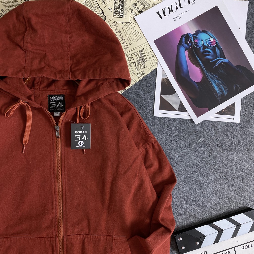 [Mã WASKT304 giảm 15% tối đa 30K đơn 99K] Gooan- Áo khoác kaki basic WASH | BigBuy360 - bigbuy360.vn