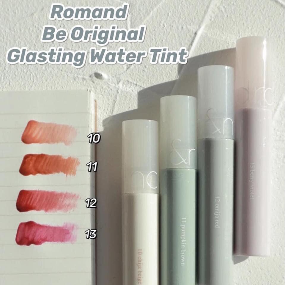 Son Tint Siêu Lì, Căng Mọng Đôi Môi Romand Glasting Water Tint 4g