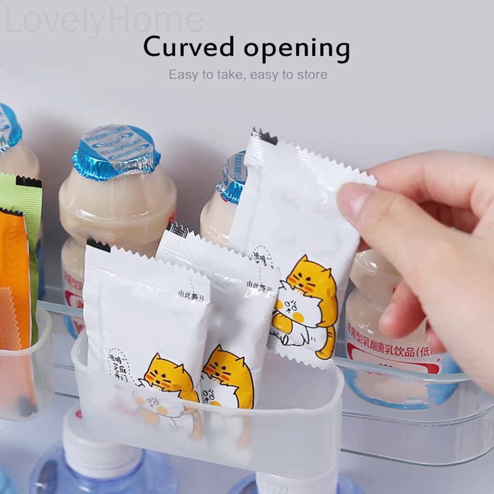 Set 2 khay đựng gia vị treo tủ lạnh sử dụng tiện lợi