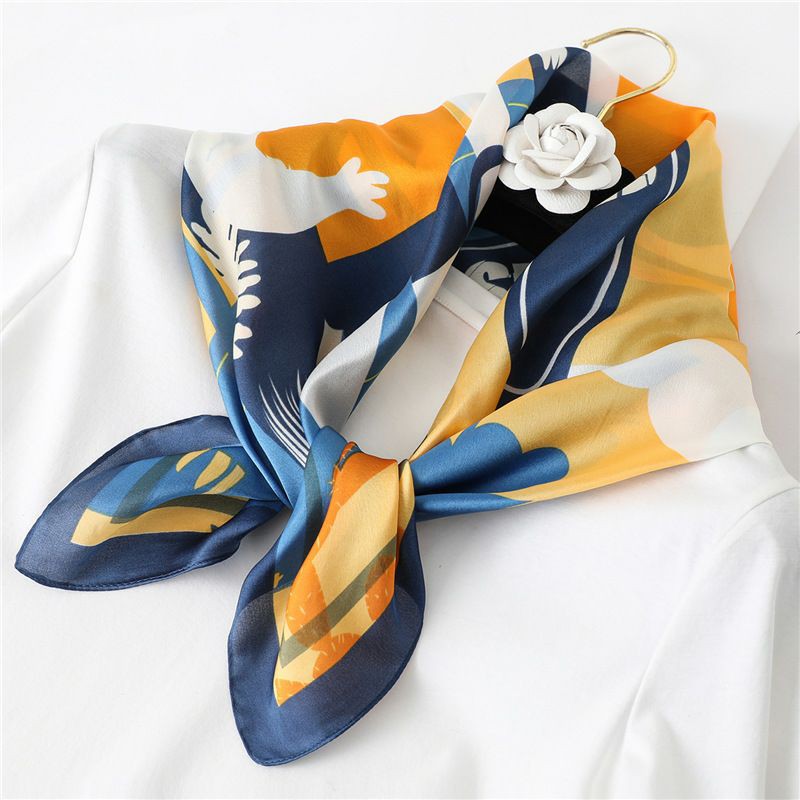Khăn lụa Satin cao cấp 🎁 Tặng kèm khuy cài khăn