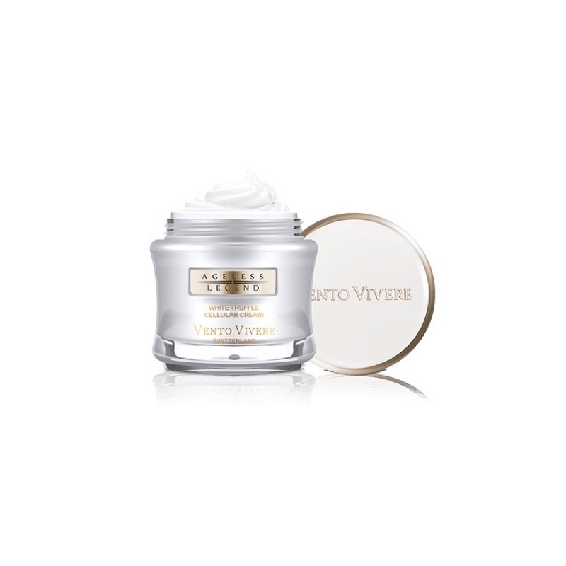 Kem nấm trắng Vento Vivere White Truffle Cellular Cream, kem nấm trắng hỗ trợ phục hồi và tái tạo da
