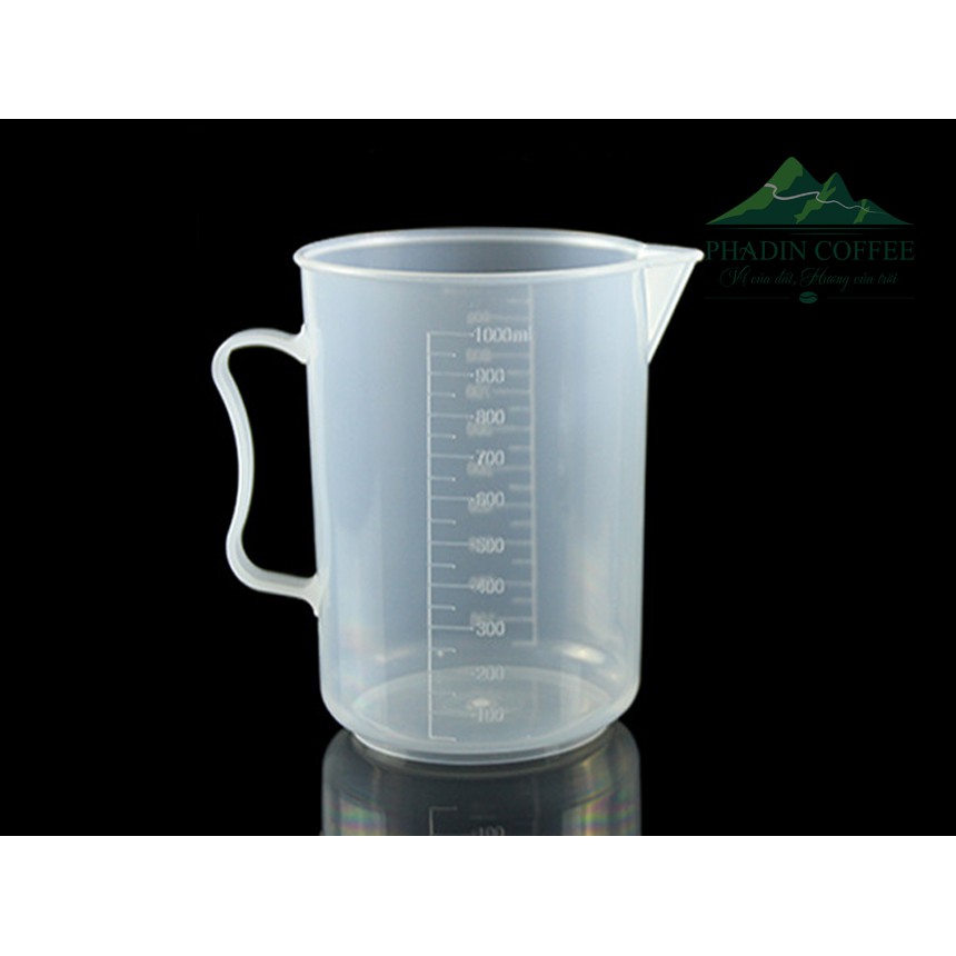 Ca đong nhựa định lượng cao cấp, có chia vạch 250ml/500ml/ 1000ml, 100ml