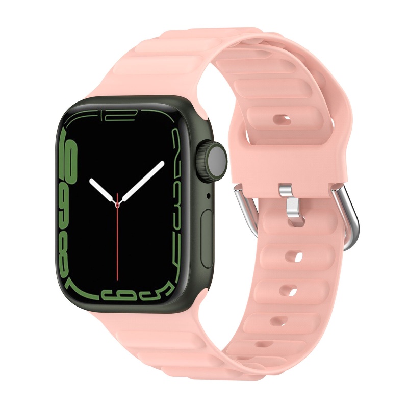 Dây Đeo Silicon Cho Đồng Hồ Thông Minh iWatch 1 / 2 / 3 / 4 / 5 / 6 / 7 / 8 / SE 38 / 40 / 41mm