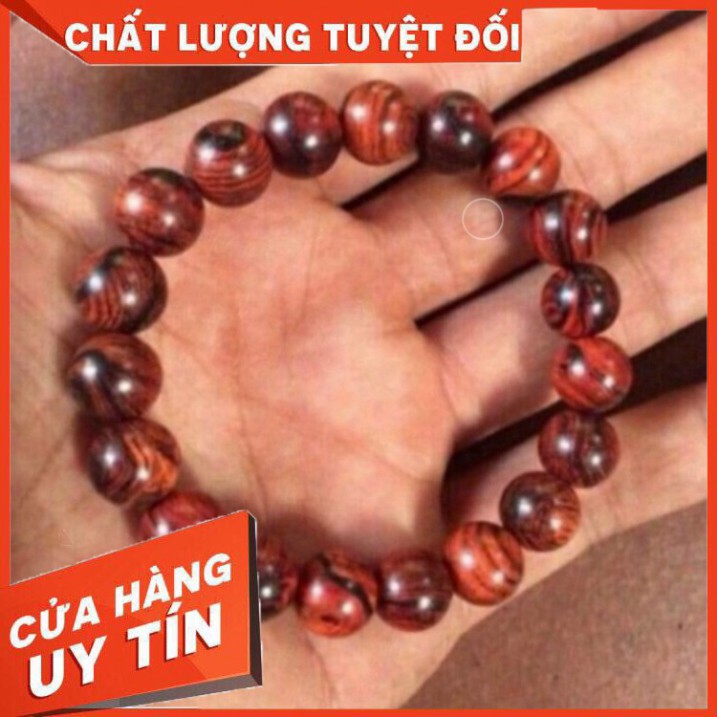 VONG TAY PHONG THỦY , VÒNG TAY GỖ SƯA ĐỎ 100% TỰ NHIÊN GIÚP GIA CHỦ PHÁT LỘC LÀM ĂN THUẬN LỢI [ Tặng hộp Gấm cao cấp ]