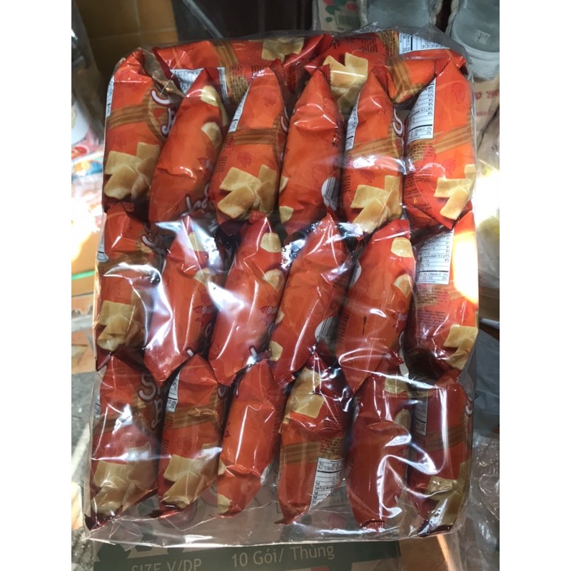 Bịch 20 Gói Snack Oishi Đậu Xanh Nước Dừa