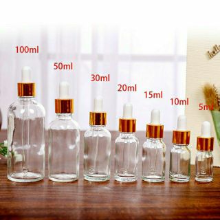 CHAI THỦY TINH NÚT BÓP 5ml, 10ml,15ml,30ml,50ml ( loại 1 )