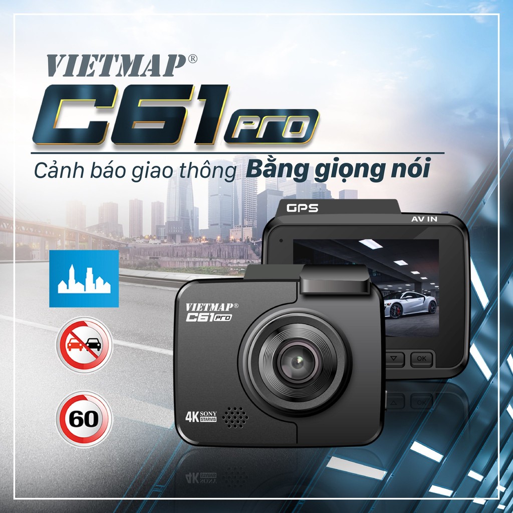 [Hàng Chính Hãng] Camera hành trình VIETMAP C61