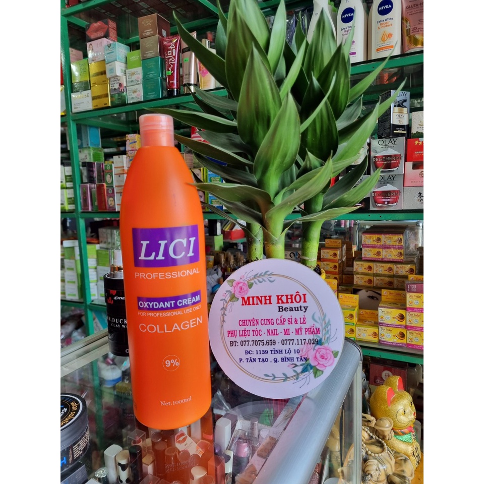 Oxi trợ nhuộm lici collagen 1000ml