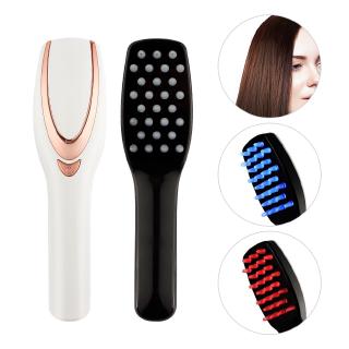Lược điện mát xa da đầu bằng laser ánh sáng màu sắc chống rụng tóc kích thích mọc tóc