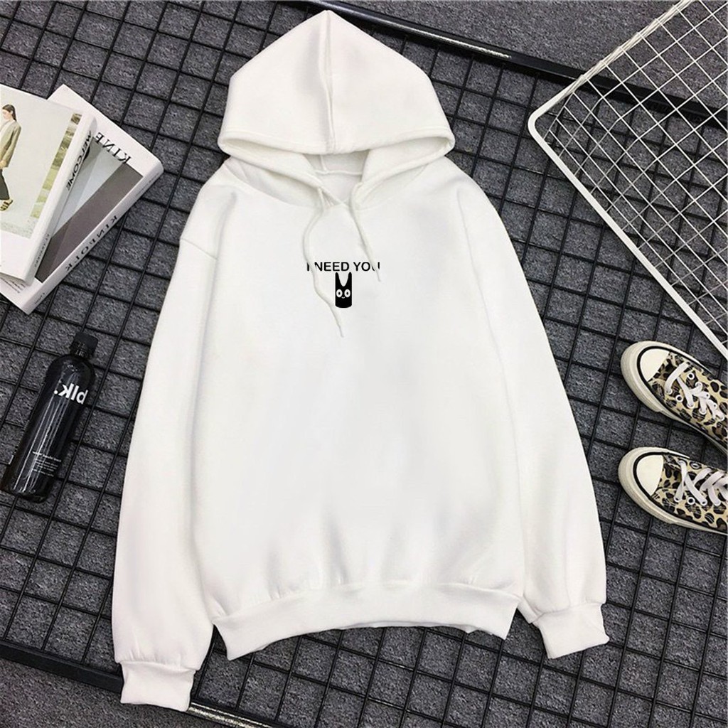 Áo khoác Hoodie Nam Nữ Imee Store Áo Khoác Nỉ Đẹp Form Rộng Unisex Chất Nỉ Ngoại 2 Lớp I Need You Freesize | BigBuy360 - bigbuy360.vn