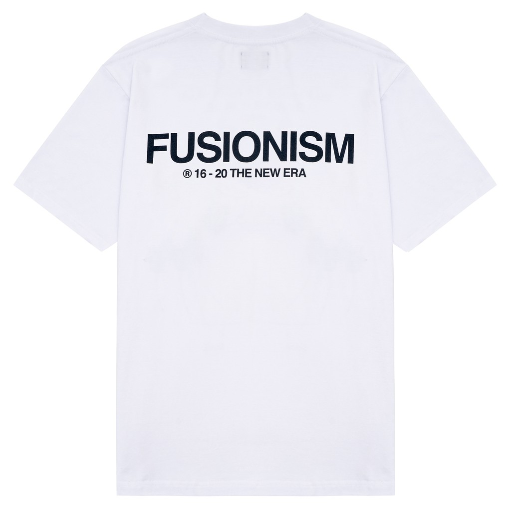 Áo thun in hình Donut Fusionism - Màu Trắng - Unisex - Form Oversize