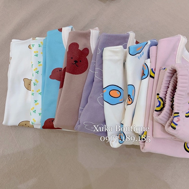 Bộ Đồ Ngủ Giữ Nhiệt Thu Đông Mặc Nhà Cho Bé Trai Bé Gái từ 8kg Chất Nỉ Nhung Chính Hãng YLH-Kids,Hàng Quảng Châu Cao Cấp