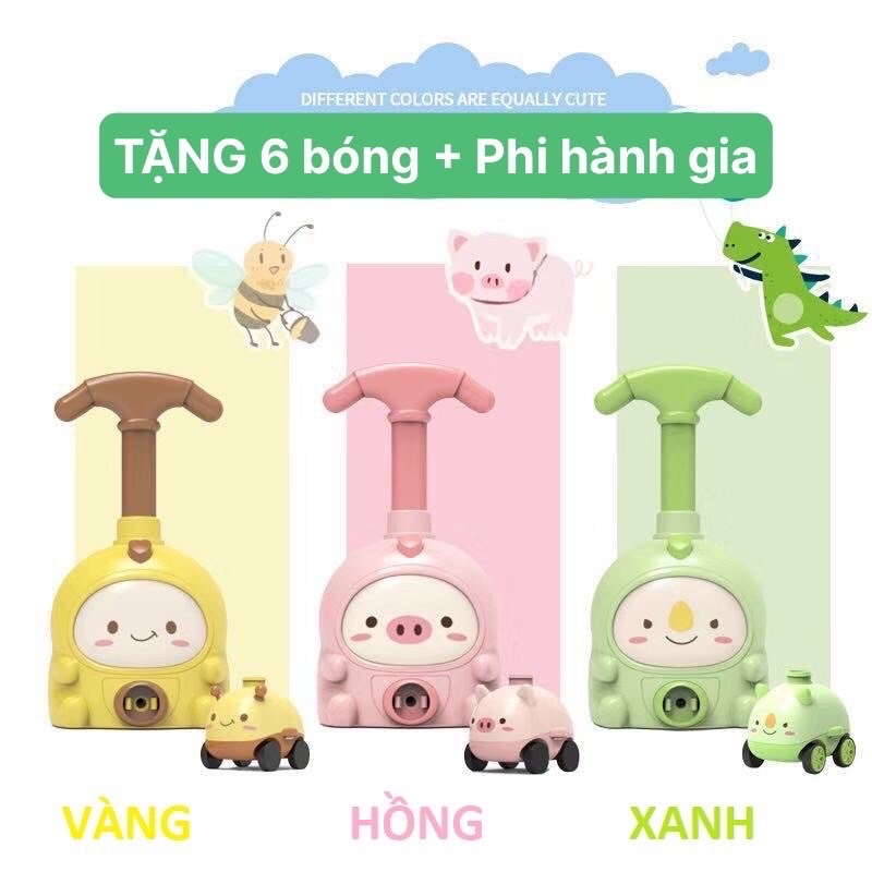 Đồ Chơi Xe Đua Bơm Bóng Trơ Lưc Hình Dáng Siêu Ngộ Nghĩnh