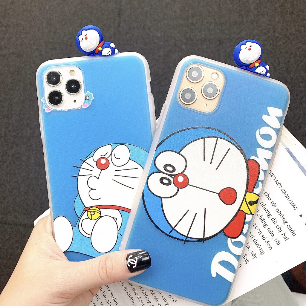 [ IPHONE ] Ốp Lưng Silicon Doraemon ( Kèm Hình Thú ) - B246 | BigBuy360 - bigbuy360.vn