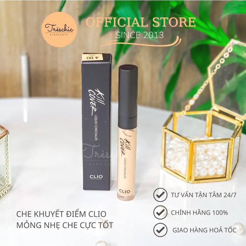 Che khuyết điểm CLIO mỏng nhẹ, che phủ tốt