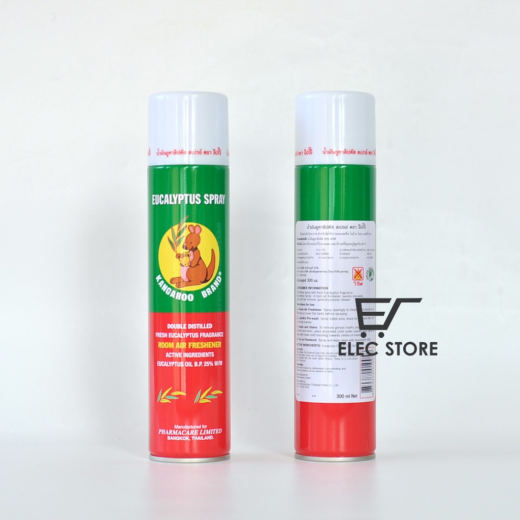 Xịt phòng tinh dầu khuynh diệp Kangaroo Thái Lan