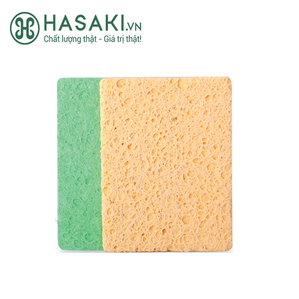 Bông Rửa Mặt Bọt Biển Vacosi BN01 2 Cái Cleansing Sponge BN01