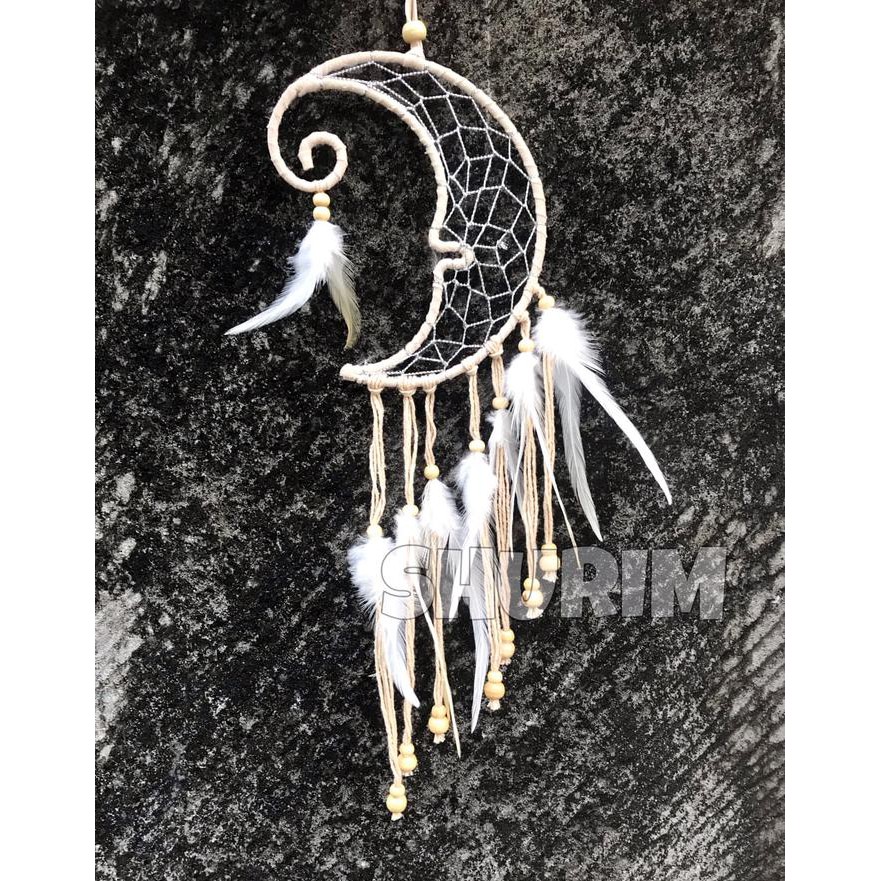 Dream Catcher Hình Trăng Khuyết / Mặt Trăng / Mặt Trời Phong Cách Boho