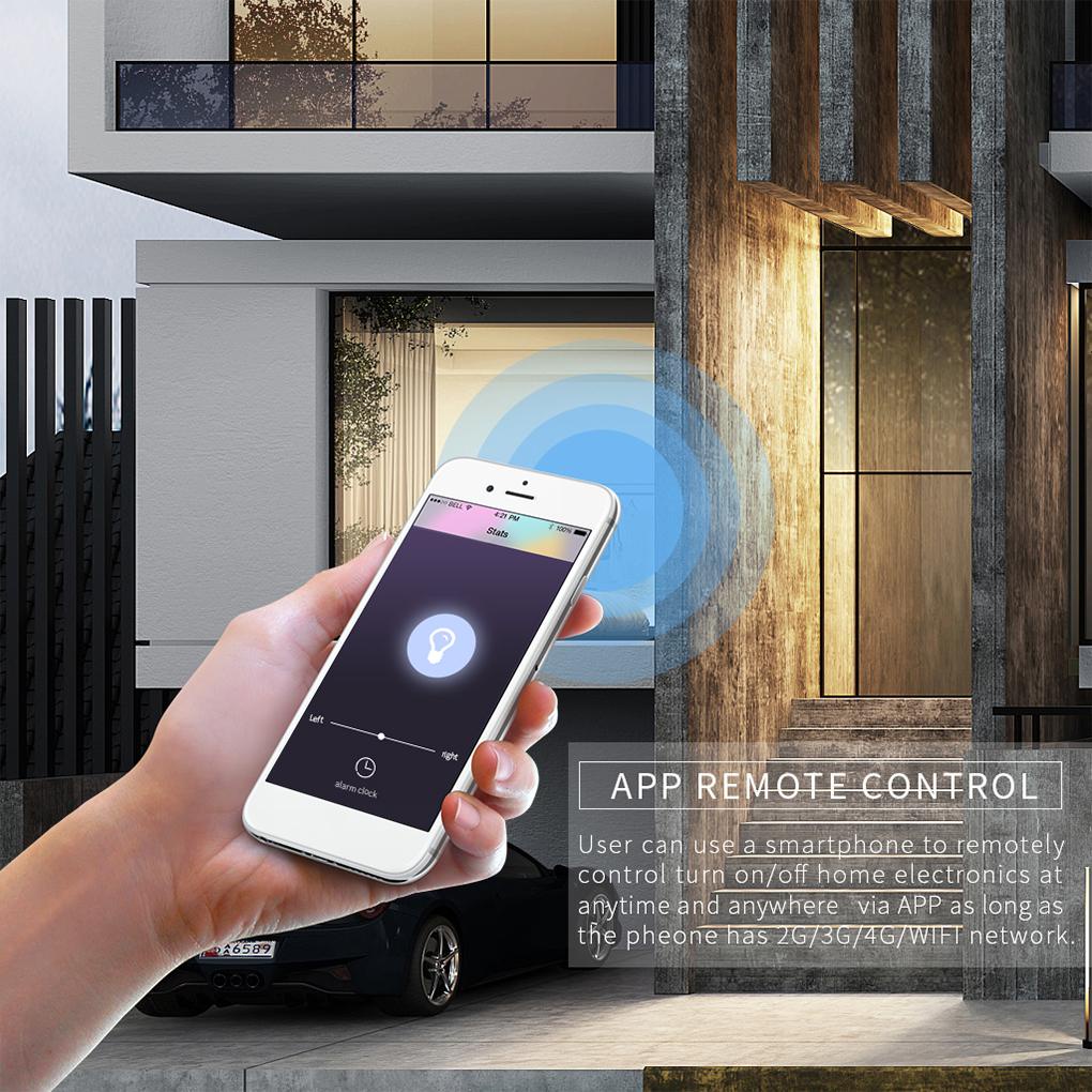 Công Tắc Điều Khiển Đèn Từ Xa Thông Minh Kết Nối WiFi
