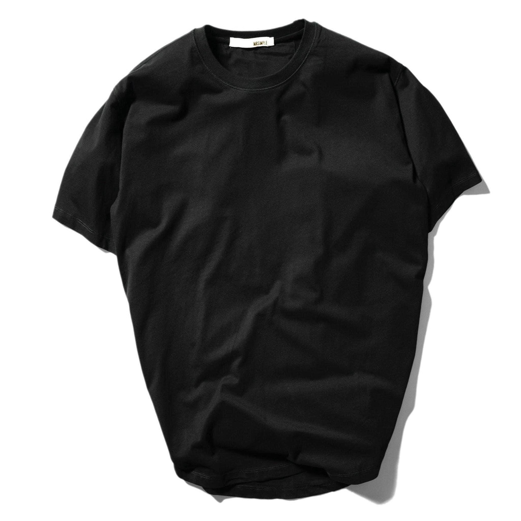 Áo Thun Unisex Nam Nữ Màu Trơn Đen Trắng, Dày Dặn Co Giãn Cao Cấp, Phông Form Vừa Mặc Nhà, Thể Thao, Đi Làm