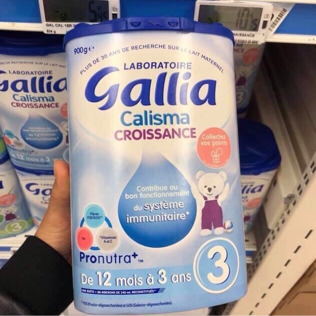 Thùng sữa Gallia số 3 (6 hộp) - xách tay Pháp