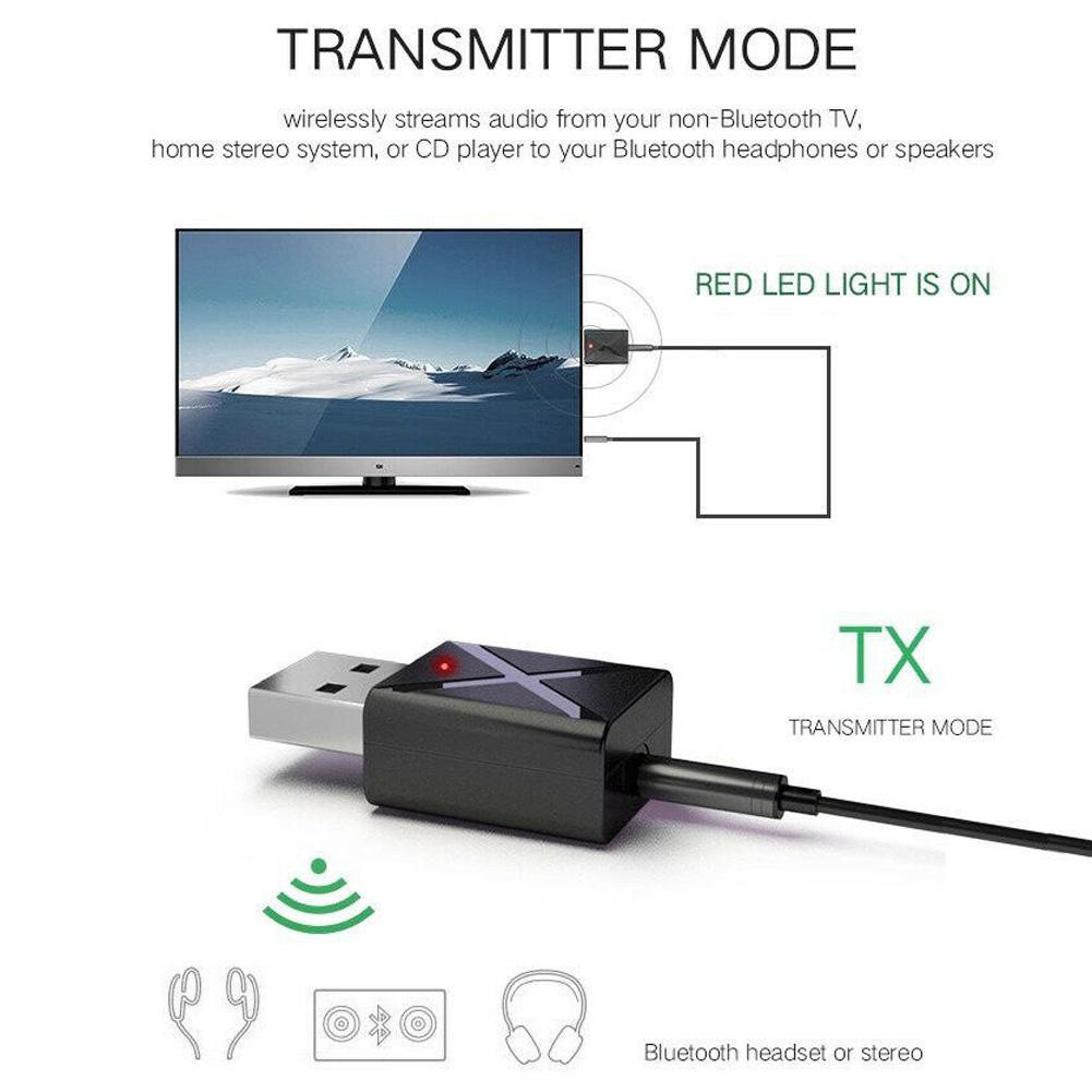 Đầu USB Dongle A8L7 thu phát bluetooth 2 trong 1 chuyển đổi âm thanh nổi không dây