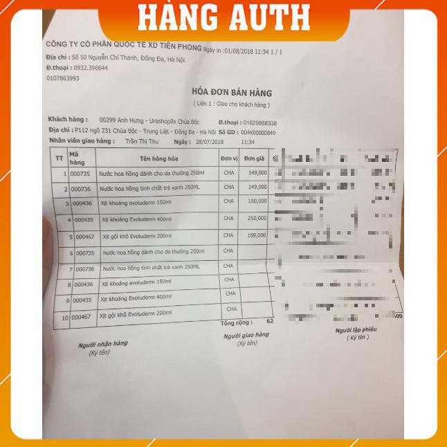 [FREESHIP - HÀNG CHÍNH HÃNG] (CÓ BILL) Xịt Khoáng Evolderm 400ml | BigBuy360 - bigbuy360.vn