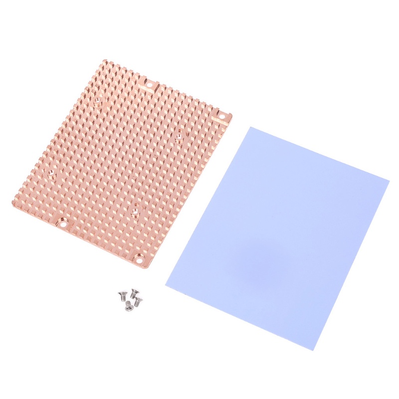 Tấm Tản Nhiệt Bằng Đồng Nguyên Chất Siêu Mỏng 2mm Dành Cho Ổ Cứng M 2 2280 PCI-E NVME