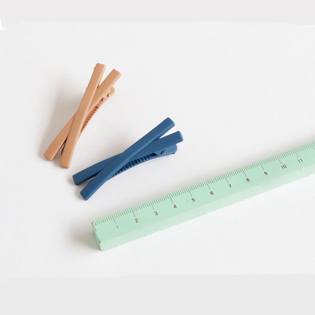 Kẹp tóc màu sắc ngọt ngào đơn giản dành cho nữ