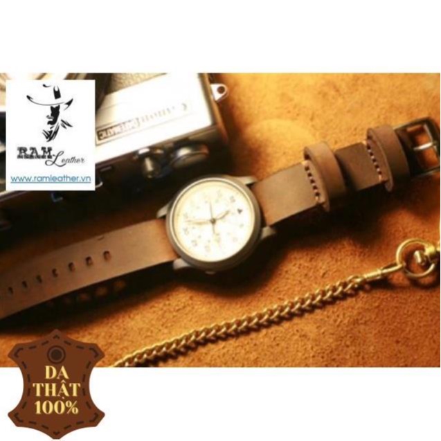 Dây Nato Dây đồng hồ Sáp Ngựa Điên Cực Chất Cho Seiko 5 Quân Đội
