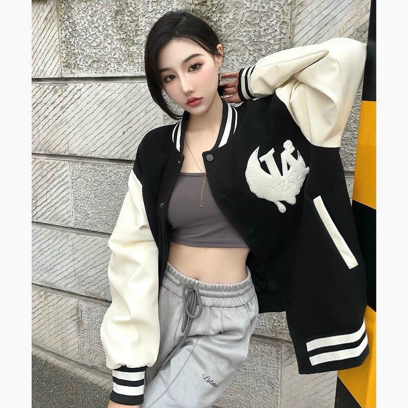 áo khoác dù no more late night, Áo khoác dù ngôi sao, Áo khoác nữ dù màu đen form rộng có nón, áo khoác bomber JACKET NO