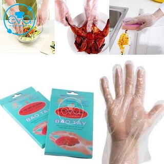 Hộp 100 cái bao tay xốp tiện dụng