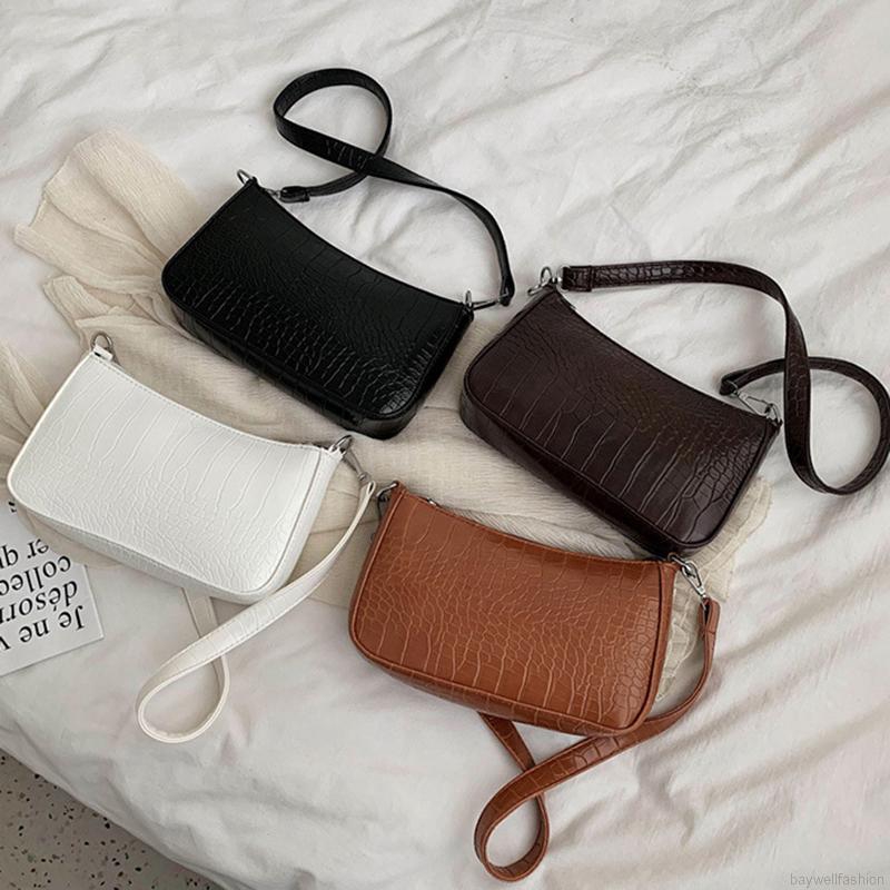 [Baywellfashion]Túi đeo vai họa tiết da cá sấu phong cách retro mới cho nữ | BigBuy360 - bigbuy360.vn