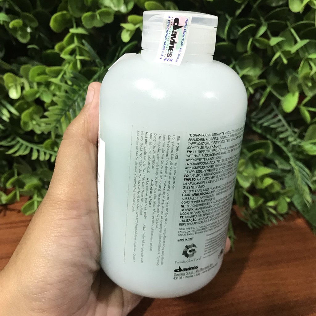 🇮🇹Davines🇮🇹 Dầu gội bảo vệ và tạo bóng dành cho tóc nhuộm Minu Davines Shampoo 250ml