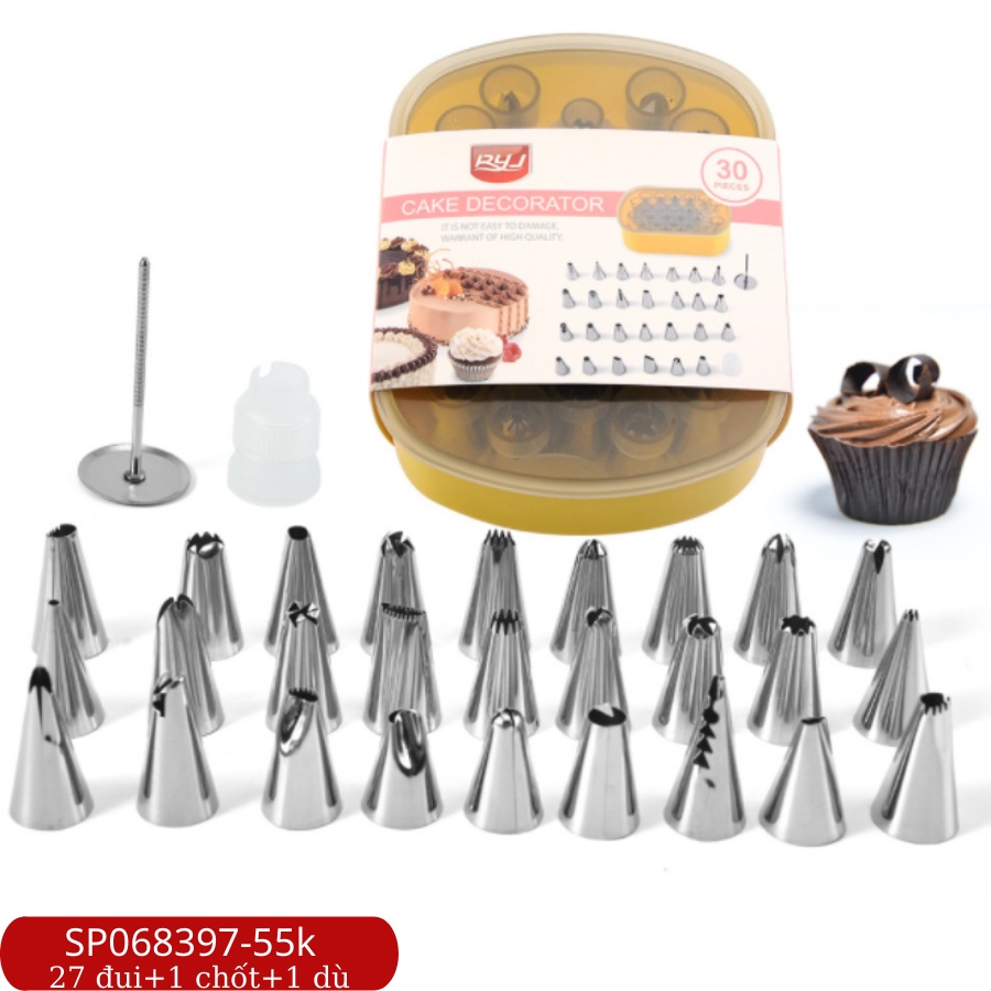 BỘ 27 ĐUI TẠO HÌNH KEM TIỆN LỢI