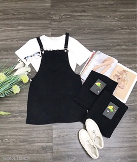 Váy yếm jean giãn Bigsize 30-41