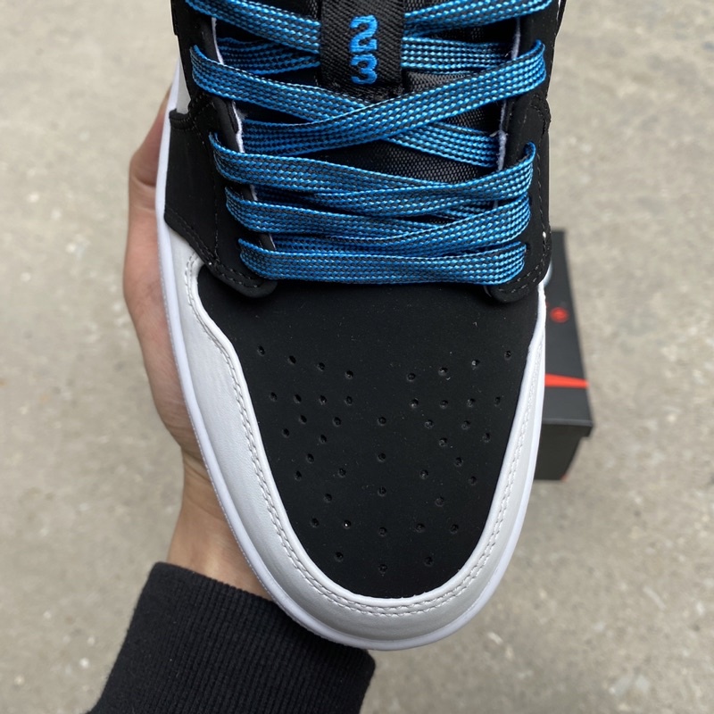Giày Thể Thao Jd low xanh trắng đen nam nữ