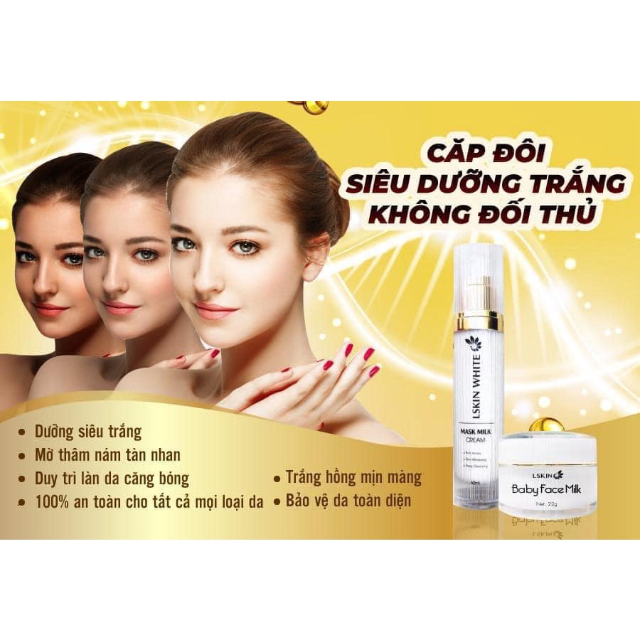 Ủ Trắng Da Kén Tằm LSKIN WHITE | BigBuy360 - bigbuy360.vn