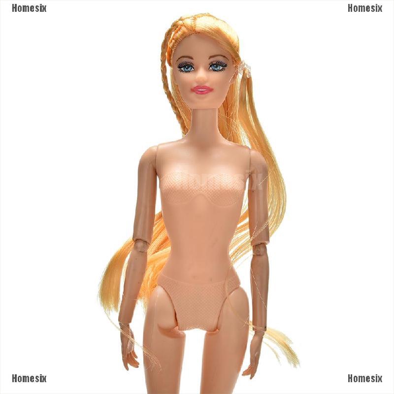 1 Tóc Giả Màu Vàng Cho Búp Bê Barbie 11 &quot;