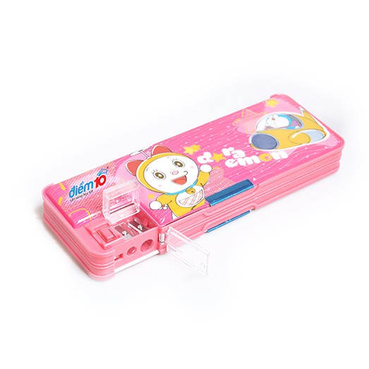 Hộp viết Điểm 10 PCA-C011/DO - Hình ảnh nhân vật Doreamon (bản quyền), hộp 1 cái